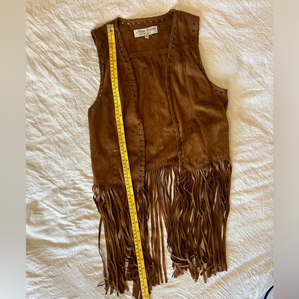 Suede Fringe Vest